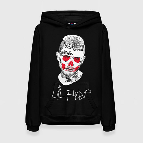 Женская толстовка Lil Peep idol 2023 / 3D-Черный – фото 1