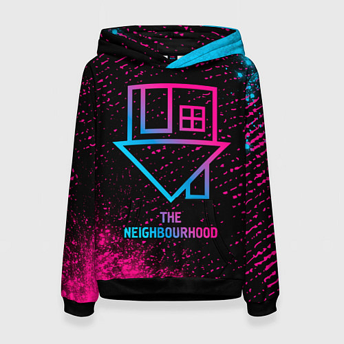 Женская толстовка The Neighbourhood - neon gradient / 3D-Черный – фото 1