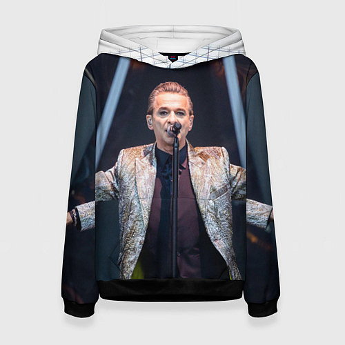 Женская толстовка Depeche Mode - Dave Gahan stage memento mori / 3D-Черный – фото 1