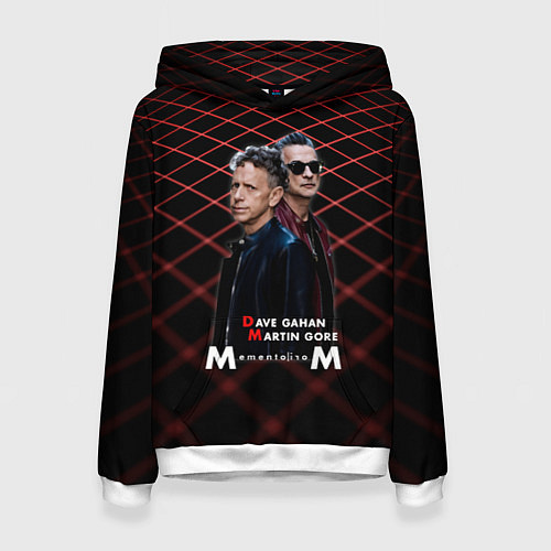 Женская толстовка Depeche Mode - Dave Martin memento mori tour / 3D-Белый – фото 1