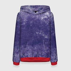 Толстовка-худи женская Абстракция - violet color background, цвет: 3D-красный
