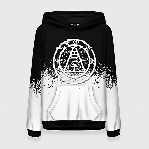 Женская толстовка Silent Hill Konami белые краски / 3D-Черный – фото 1