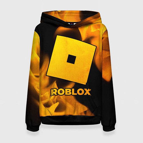 Женская толстовка Roblox - gold gradient / 3D-Черный – фото 1