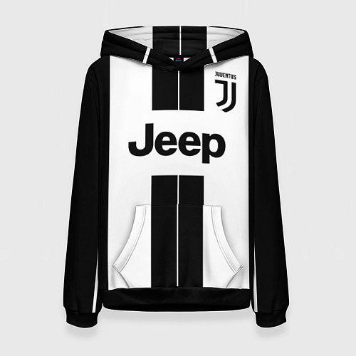Женская толстовка Juventus collection / 3D-Черный – фото 1