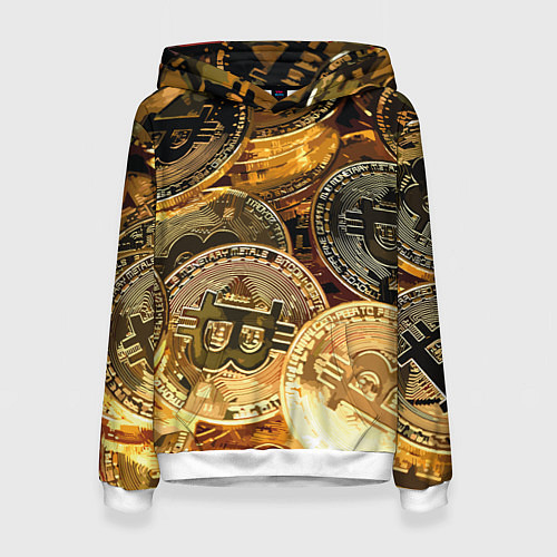 Женская толстовка Золото цифровой эры / 3D-Белый – фото 1