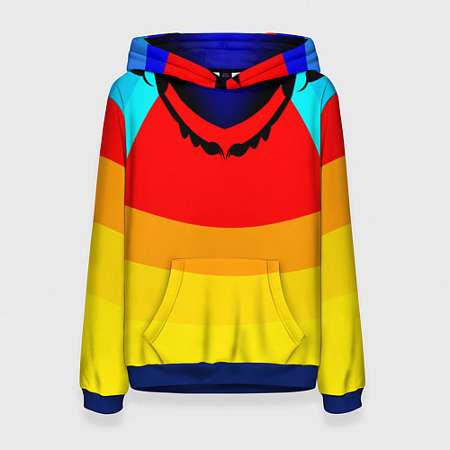 Женская толстовка Цветные фигуры / 3D-Синий – фото 1