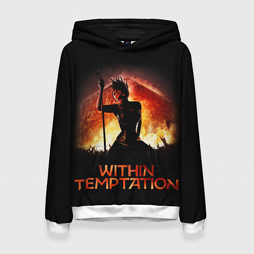 Женская толстовка Within Temptation Sharon / 3D-Белый – фото 1