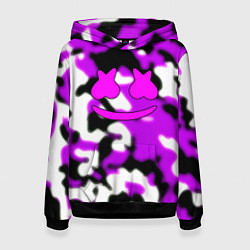 Женская толстовка Marshmello camo