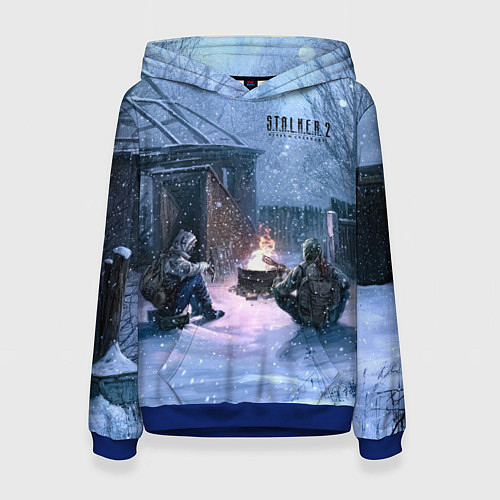 Женская толстовка STALKER 2 новички на кордоне / 3D-Синий – фото 1