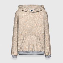 Женская толстовка Пятнистый бежевый