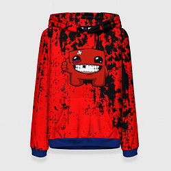 Женская толстовка Super Meat Boy краски