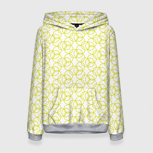 Женская толстовка Круговой узор / 3D-Меланж – фото 1