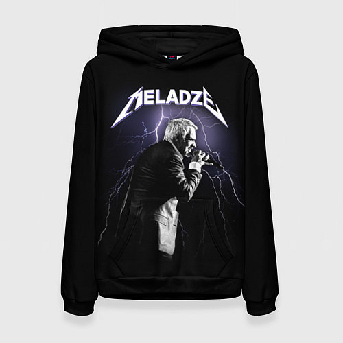 Женская толстовка Meladze - Metallica / 3D-Черный – фото 1