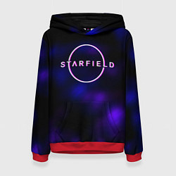 Женская толстовка Starfield тёмное небо из игры