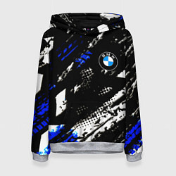 Женская толстовка BMW stripes color auto sport