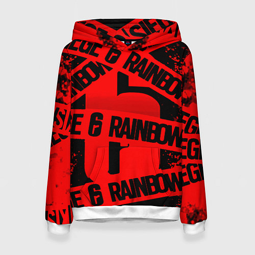Женская толстовка Rainbox six краски / 3D-Белый – фото 1
