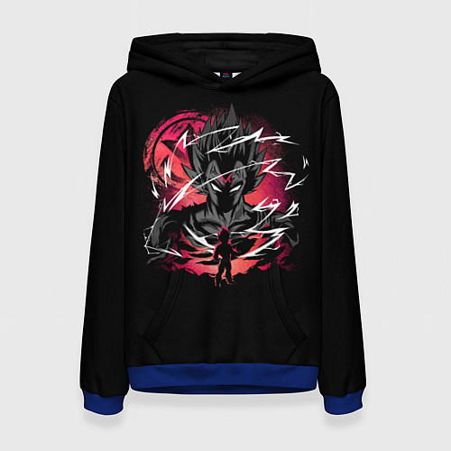 Женская толстовка Dragon Ball - Vegeta / 3D-Синий – фото 1