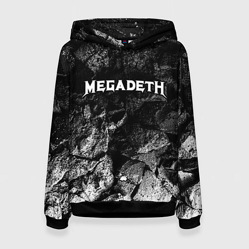 Женская толстовка Megadeth black graphite / 3D-Черный – фото 1