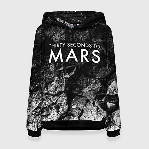 Женская толстовка Thirty Seconds to Mars black graphite / 3D-Черный – фото 1