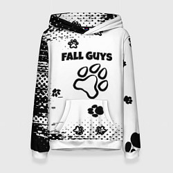 Толстовка-худи женская Fall Guys game, цвет: 3D-белый