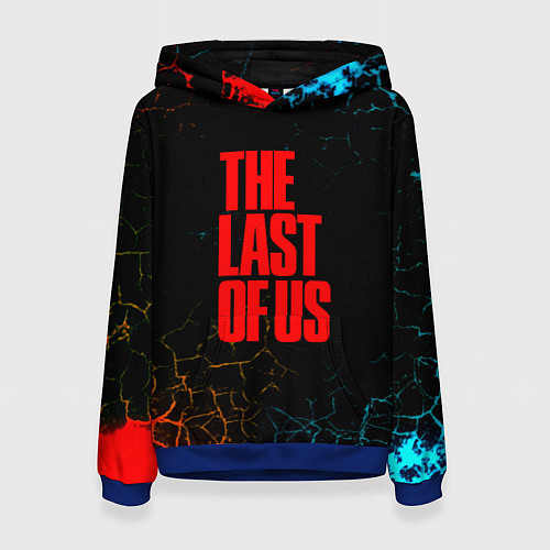 Женская толстовка Одни из нас текстура зомби / 3D-Синий – фото 1