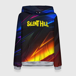 Женская толстовка Silent hill stripes neon