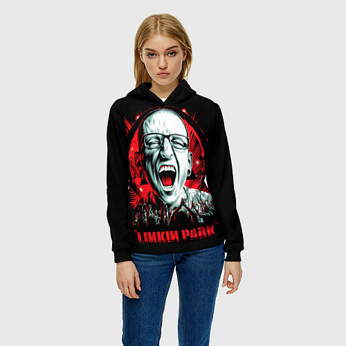 Женская толстовка LP - Chester / 3D-Черный – фото 3