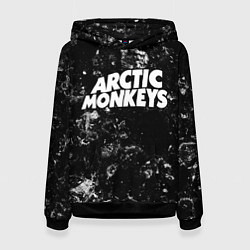 Толстовка-худи женская Arctic Monkeys black ice, цвет: 3D-черный