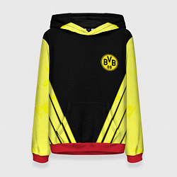 Женская толстовка Borussia geometry yellow