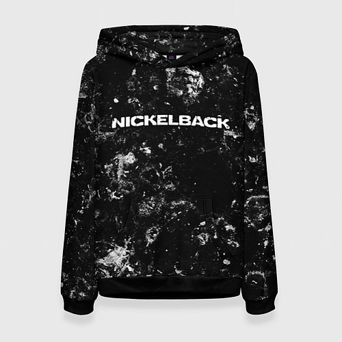 Женская толстовка Nickelback black ice / 3D-Черный – фото 1