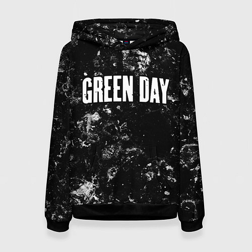 Женская толстовка Green Day black ice / 3D-Черный – фото 1