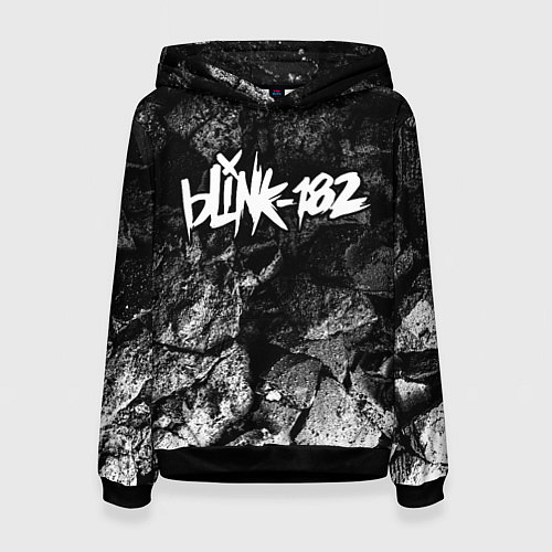 Женская толстовка Blink 182 black graphite / 3D-Черный – фото 1