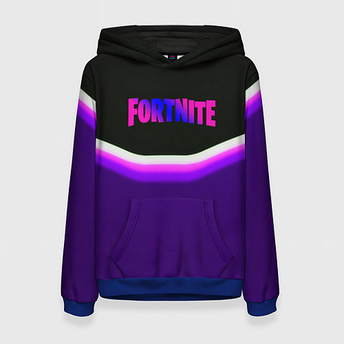 Женская толстовка Fortnite epic abstraction / 3D-Синий – фото 1