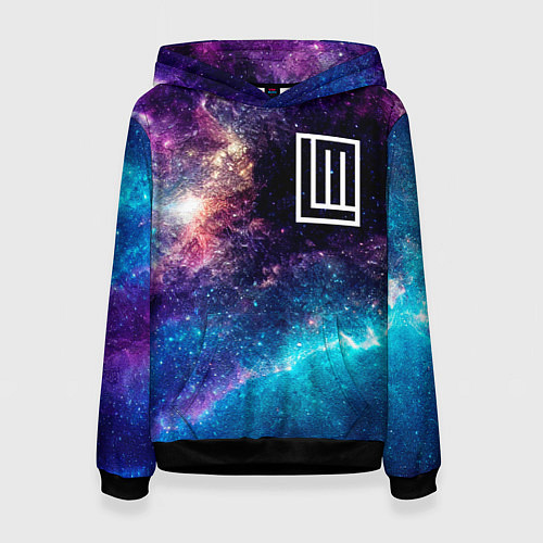 Женская толстовка Lindemann space rock / 3D-Черный – фото 1
