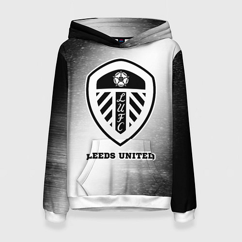 Женская толстовка Leeds United sport на светлом фоне / 3D-Белый – фото 1