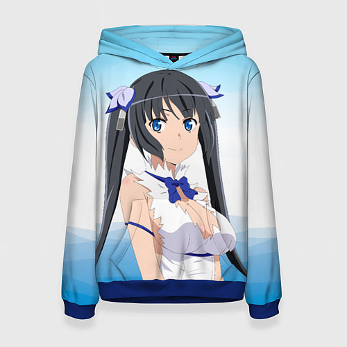 Женская толстовка Гестия из Данмачи / 3D-Синий – фото 1