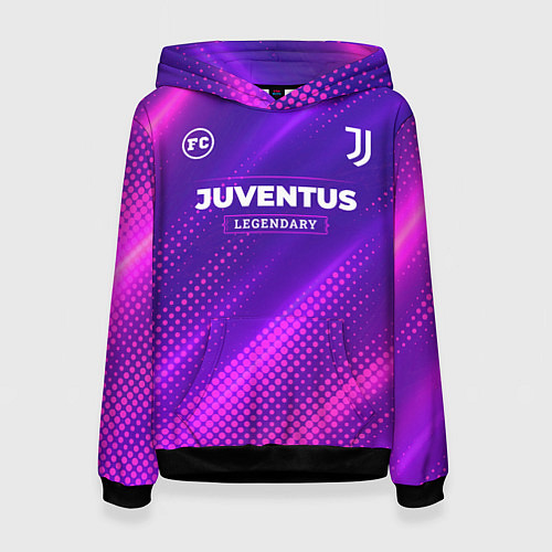 Женская толстовка Juventus legendary sport grunge / 3D-Черный – фото 1