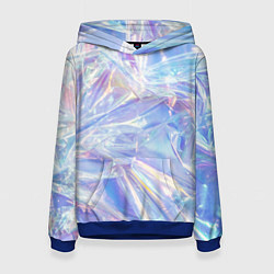 Женская толстовка Эффект голографии с пластиковой лентой
