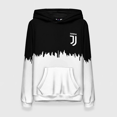Женская толстовка Juventus белый огонь текстура / 3D-Белый – фото 1