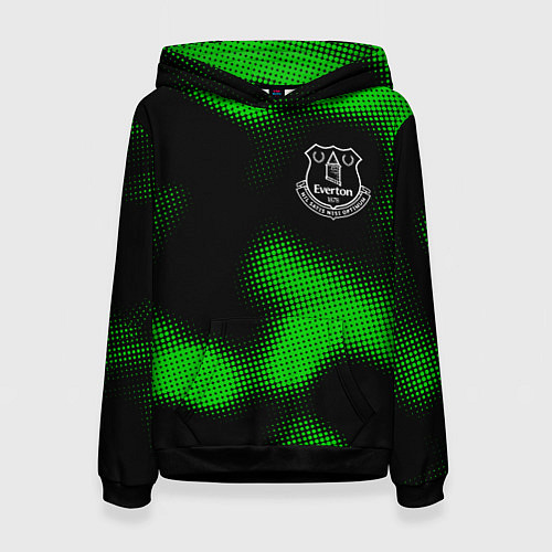 Женская толстовка Everton sport halftone / 3D-Черный – фото 1