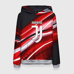 Толстовка-худи женская Juventus geometry sport line, цвет: 3D-меланж