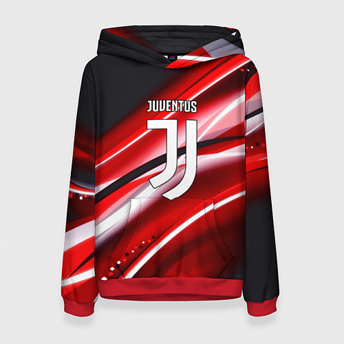 Женская толстовка Juventus geometry sport line / 3D-Красный – фото 1