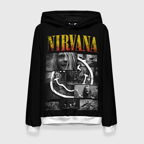 Женская толстовка Nirvana forever / 3D-Белый – фото 1