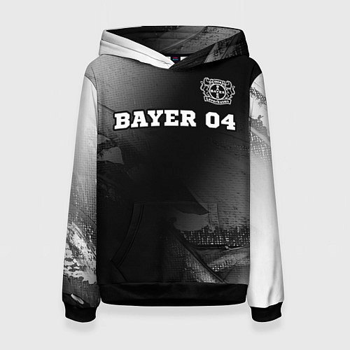 Женская толстовка Bayer 04 sport на темном фоне посередине / 3D-Черный – фото 1
