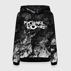 Толстовка-худи женская My Chemical Romance black graphite, цвет: 3D-черный