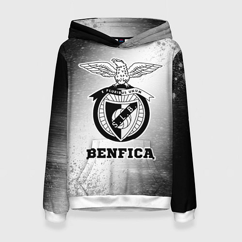 Женская толстовка Benfica sport на светлом фоне / 3D-Белый – фото 1