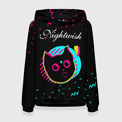 Женская толстовка Nightwish - rock star cat