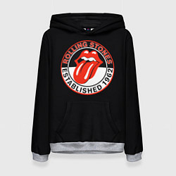 Женская толстовка Rolling Stones Established 1962 group