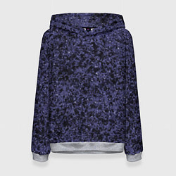Толстовка-худи женская Абстракция брызги фиолетовый, цвет: 3D-меланж