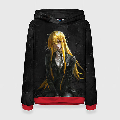 Женская толстовка Гидо - Ведьма и чудовище / 3D-Красный – фото 1